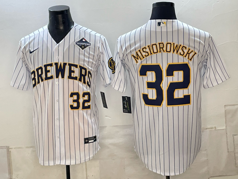 Men 2026 Milwaukee Brewers #32 Misiorowski White Game Nike MLB Jersey 101201